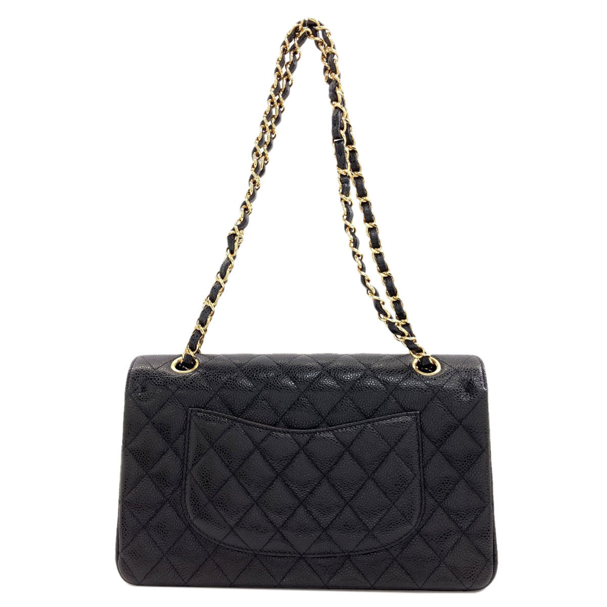 Chanel Black Leather Shoulder Bag (Pre-Owned)