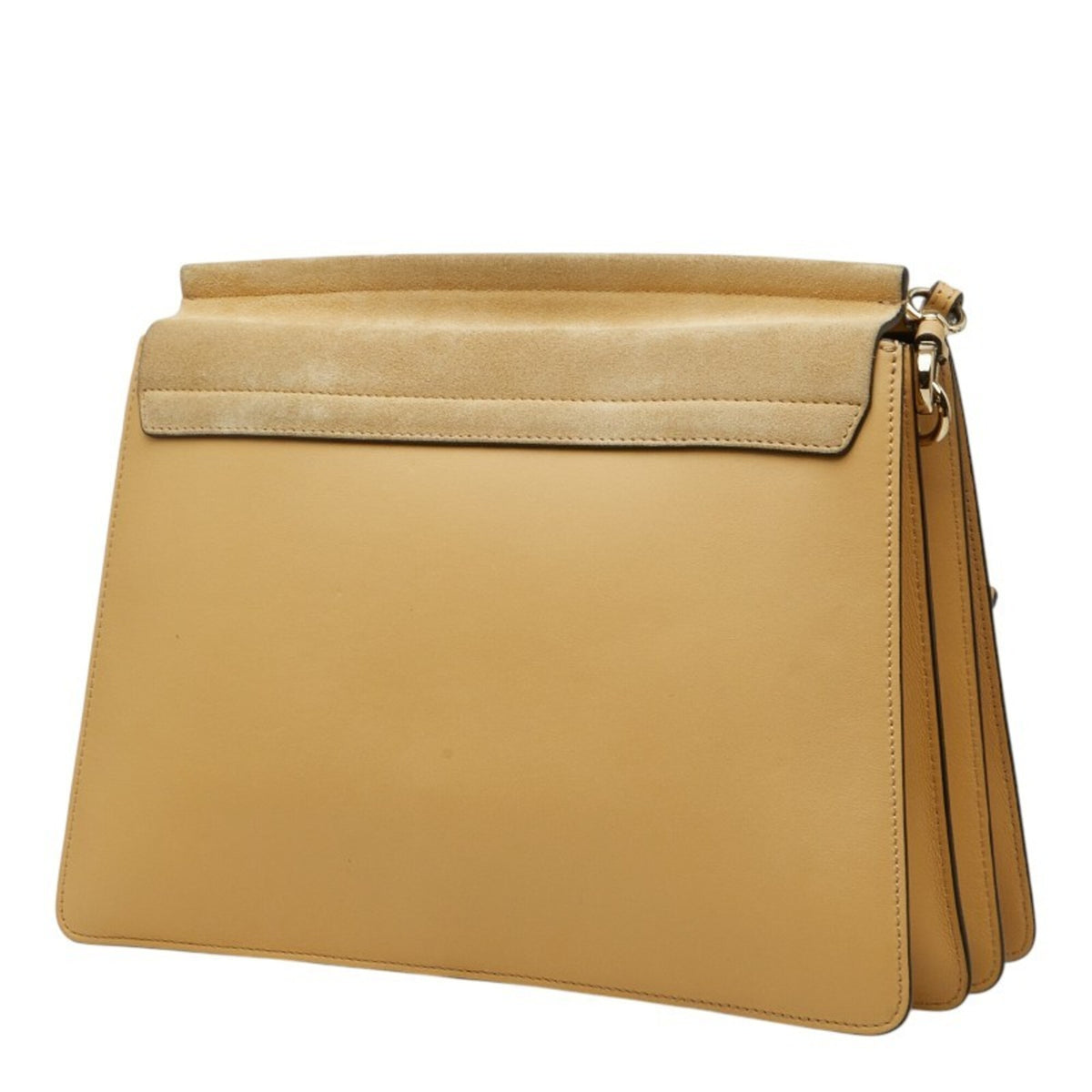 Chloé Beige Leather Suede Shoulder Bag (Pre-Owned)