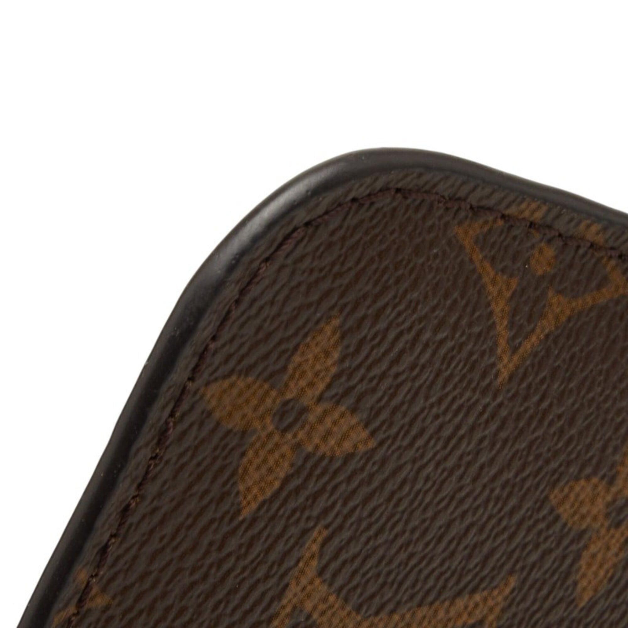 Louis Vuitton Brown Monogram Monogram Pvc Leather Handbag Pouch (Pre-Owned)