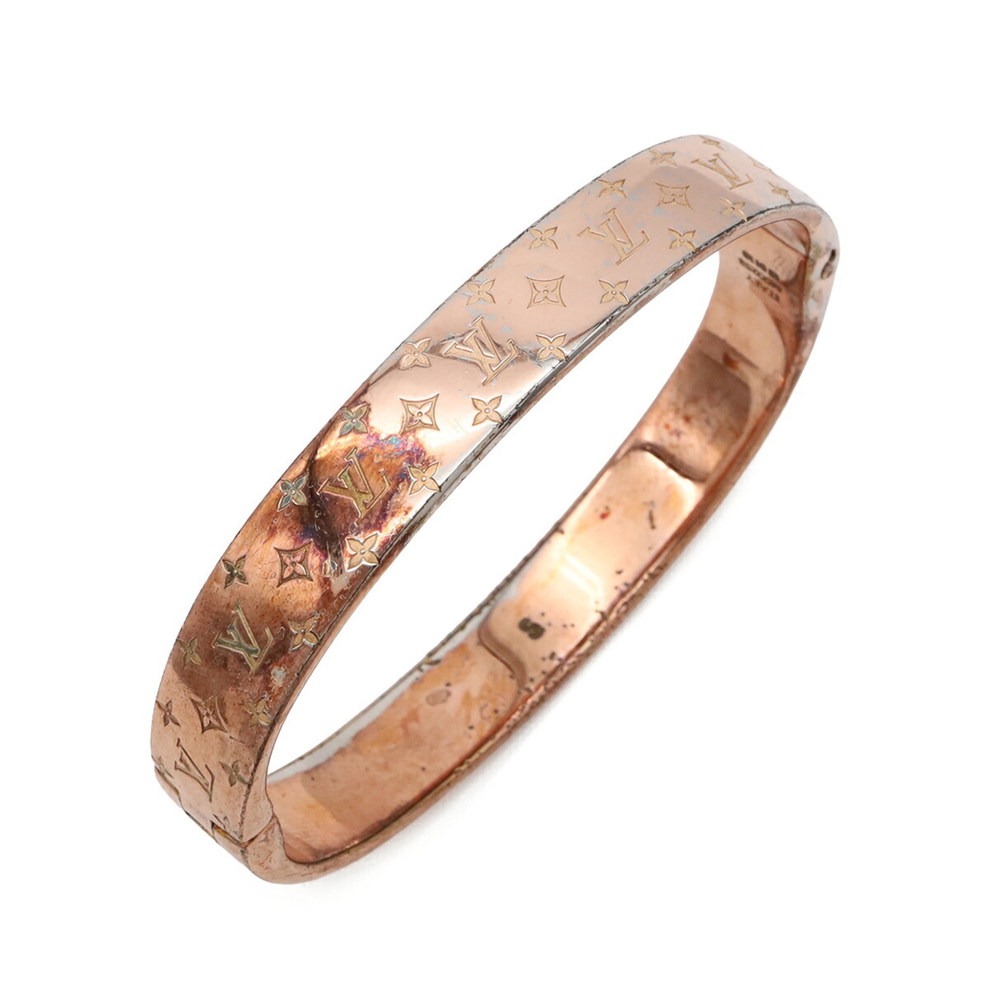 Louis Vuitton Monogram Pink Gold Cuff Bracelet (Pre-Owned)