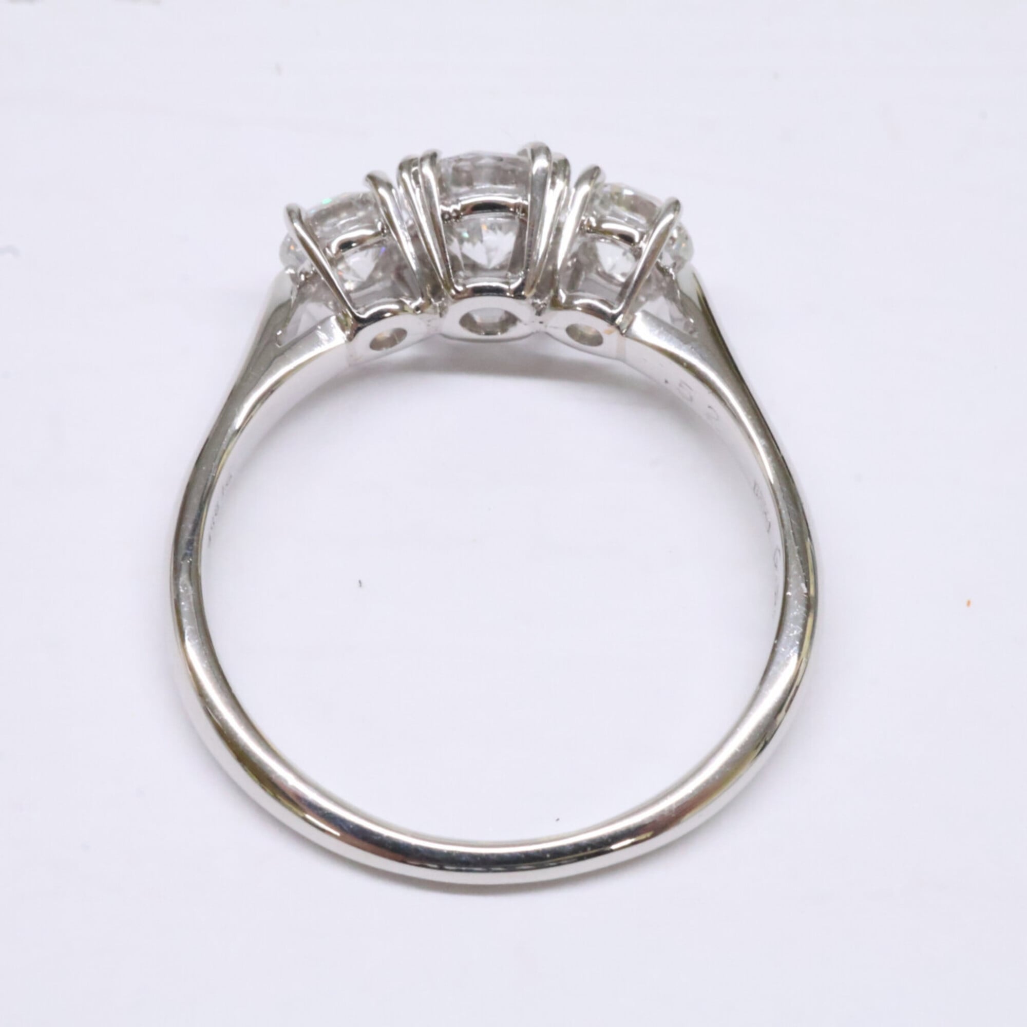 Harry Winston Platinum Platinum 950 Band Ring (Pre-Owned)