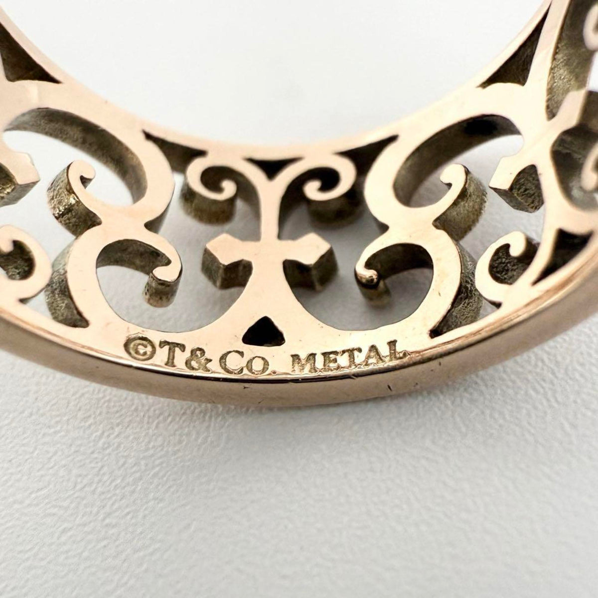 Tiffany Metal Band Ring (Pre-Owned)