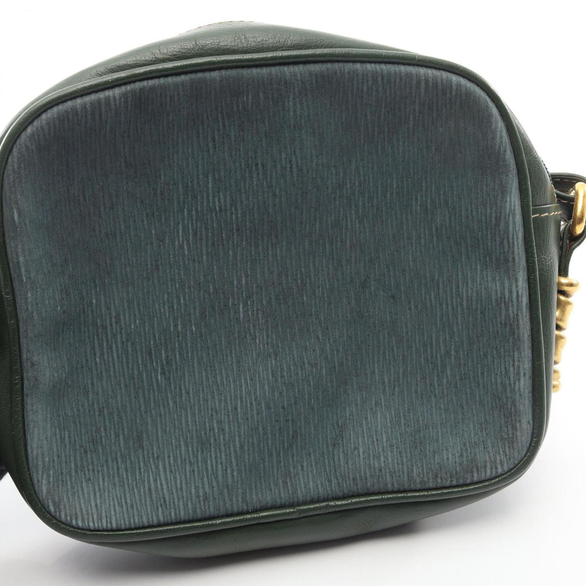 Loewe Blue Green Leather Handbag Shoulder Bag (Pre-Owned)
