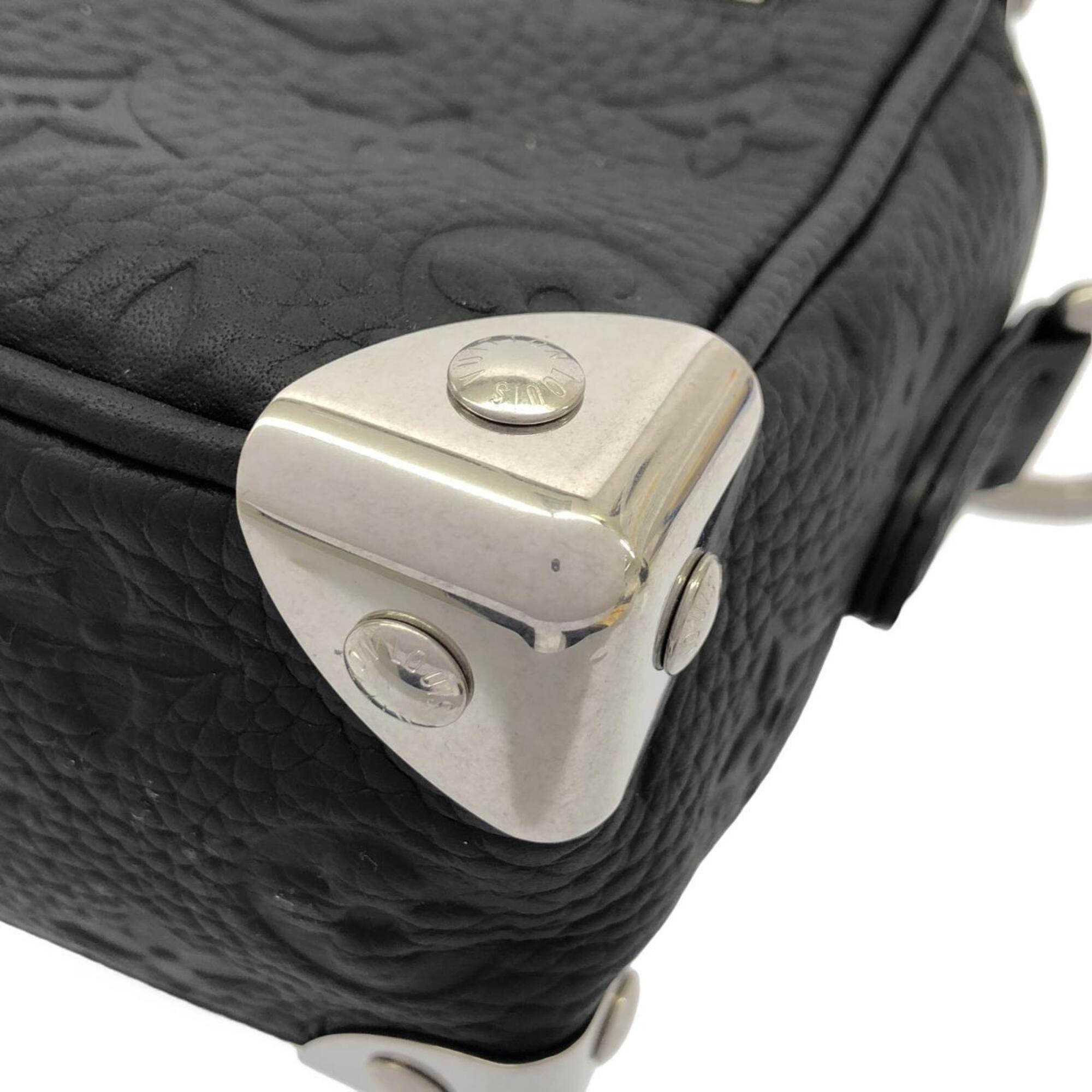 Louis Vuitton Black Leather Shoulder Bag (Pre-Owned)