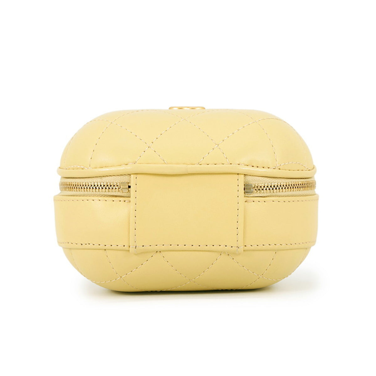 Chanel Yellow Leather Handbag Shoulder Bag (Pre-Owned)