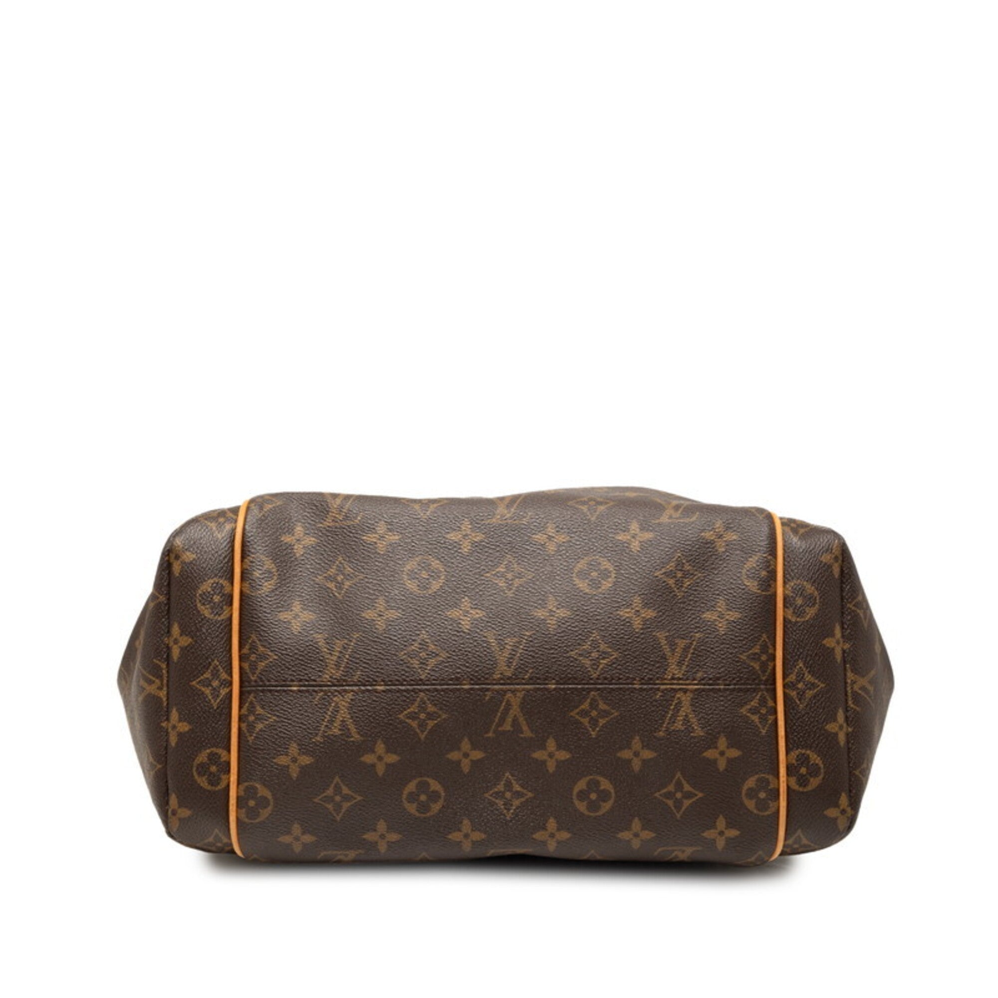 Louis Vuitton Brown Pvc Leather Shoulder Bag Tote Bag (Pre-Owned)