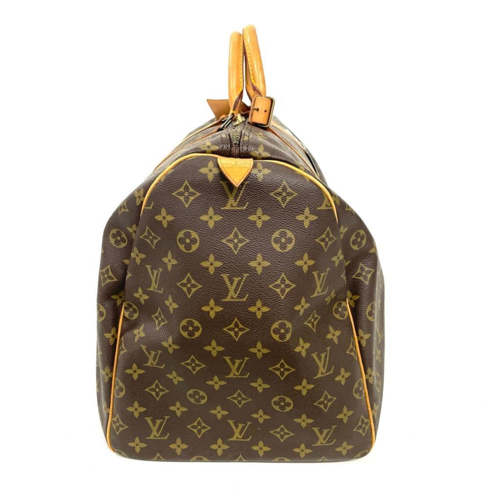 Louis Vuitton Brown Monogram Canvas Boston Bag (Pre-Owned)