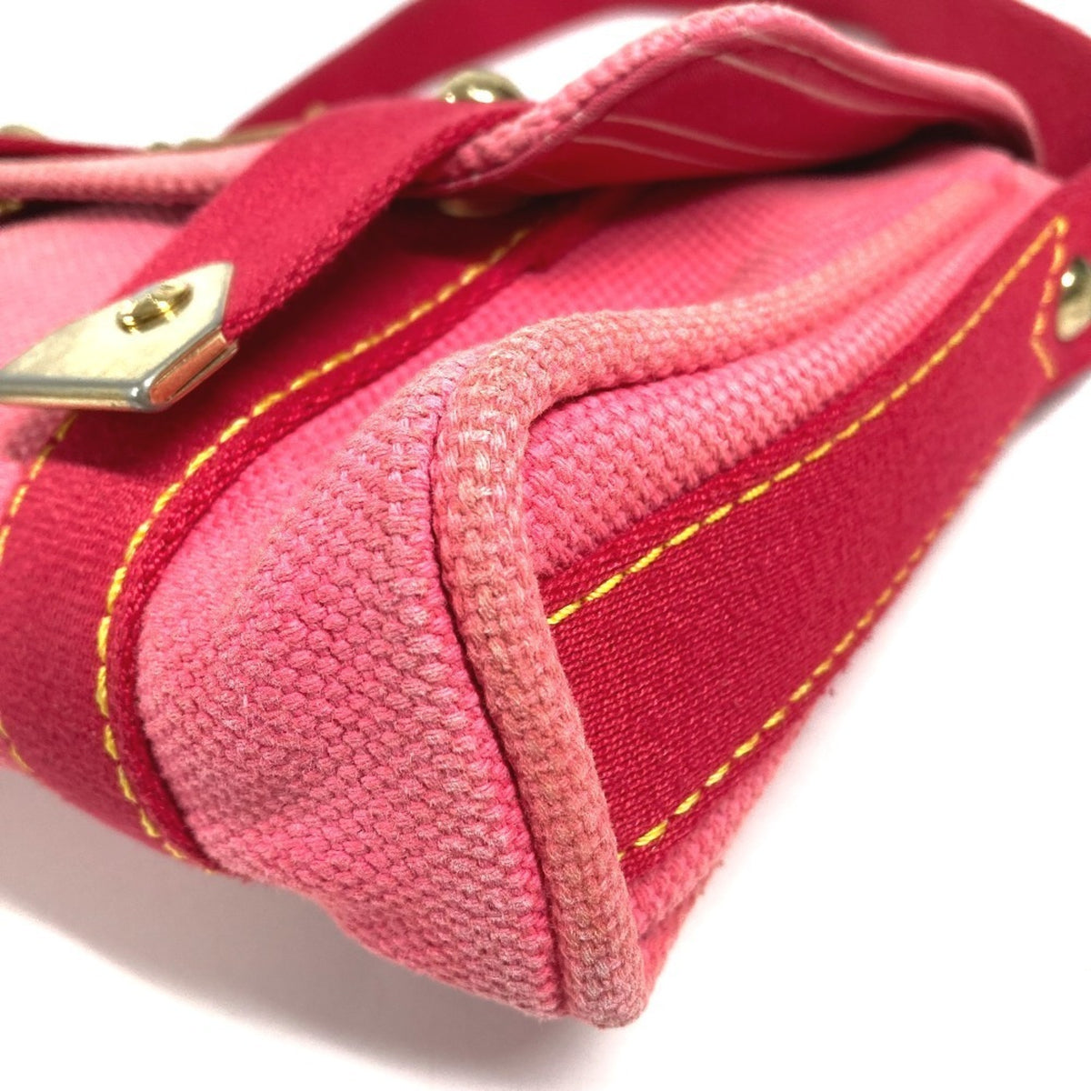Louis Vuitton Antigua Pink Canvas Handbag Shoulder Bag (Pre-Owned)