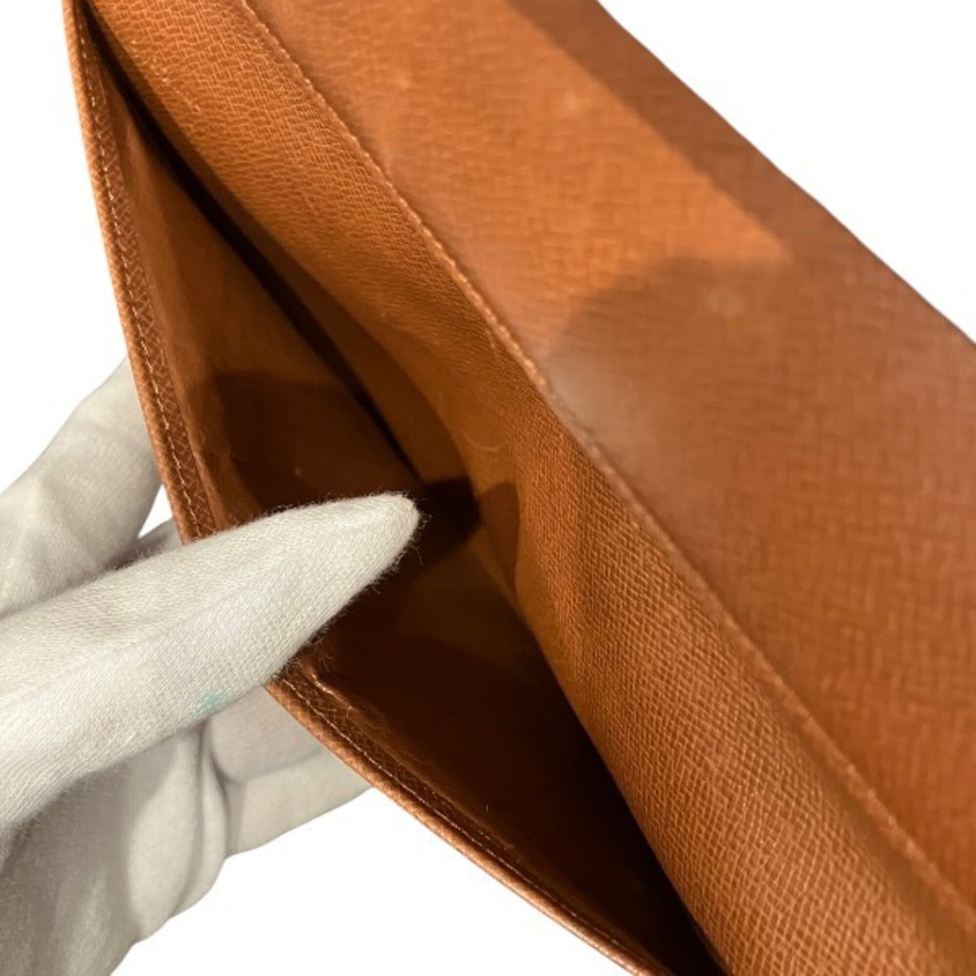 Louis Vuitton Monogram Brown Monogram Long Wallet (Tri-Fold) (Pre-Owned)