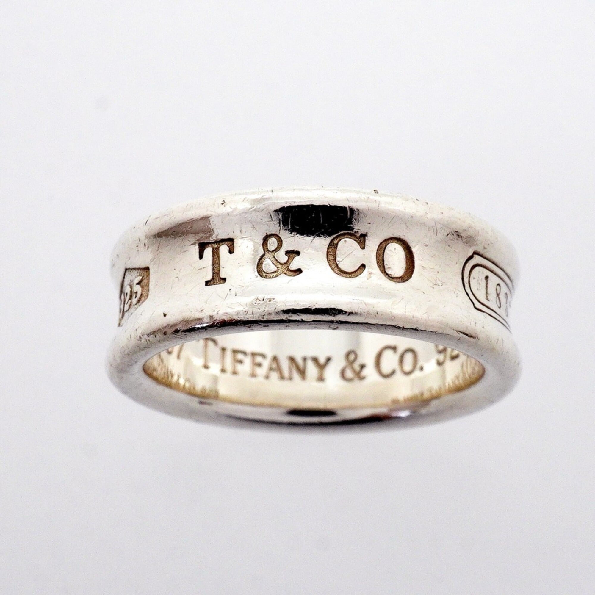 Tiffany Silver 925 Band Ring (Pre-Owned)