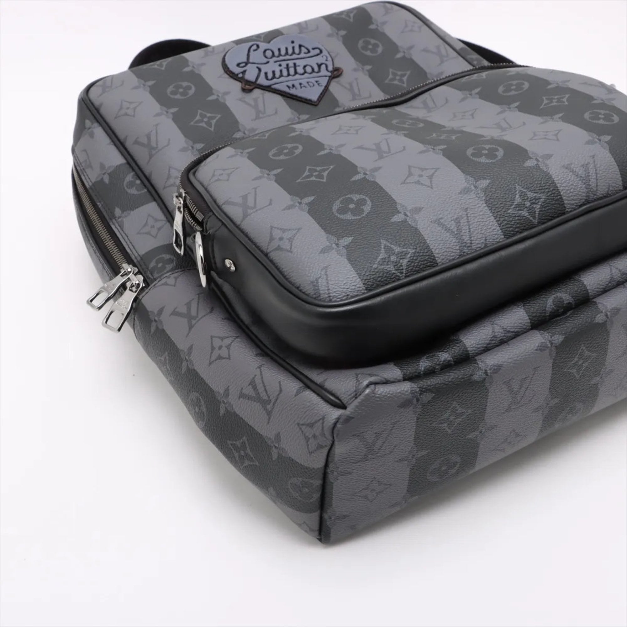 Louis Vuitton Monogram Gray Monogram Backpack (Pre-Owned)