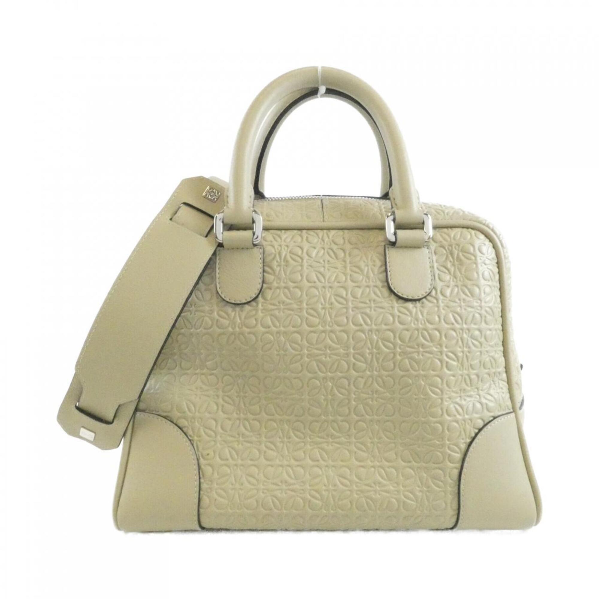 Loewe Beige Leather Handbag (Pre-Owned)
