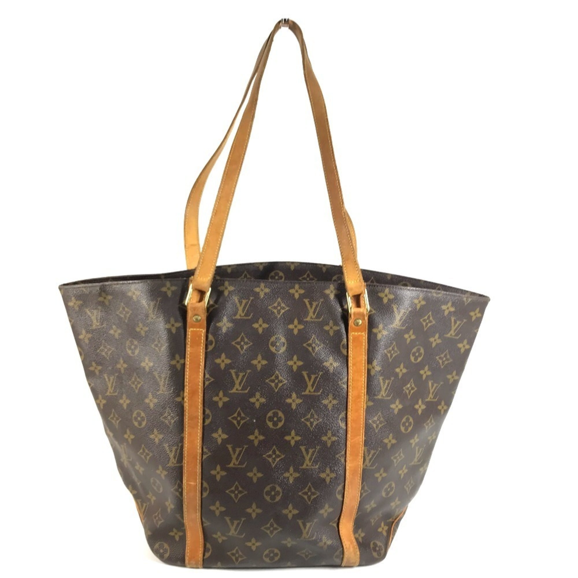 Louis Vuitton Brown Galle Monogram Shoulder Bag Tote Bag (Pre-Owned)