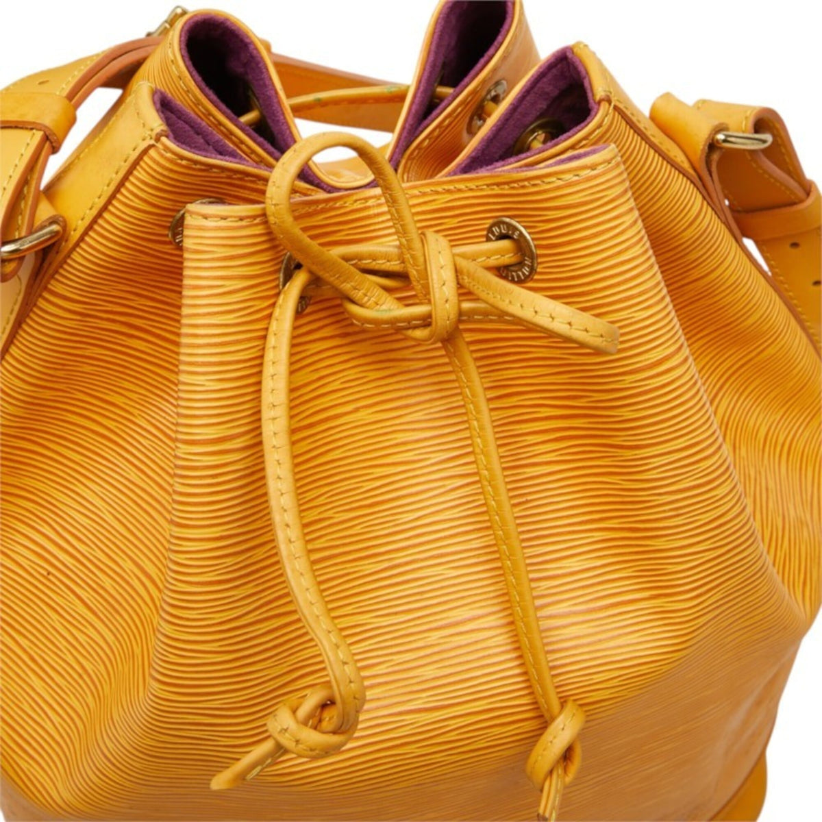 Louis Vuitton Epi Yellow Leather Shoulder Bag (Pre-Owned)