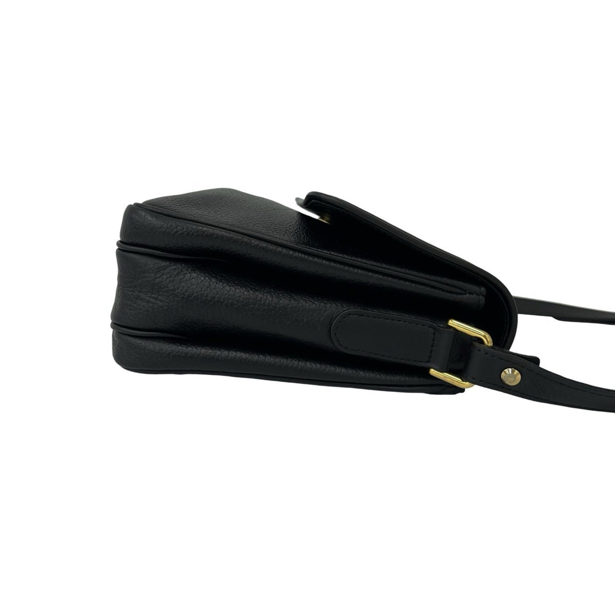 Burberry Black Leather Shoulder Bag (Pre-Owned)