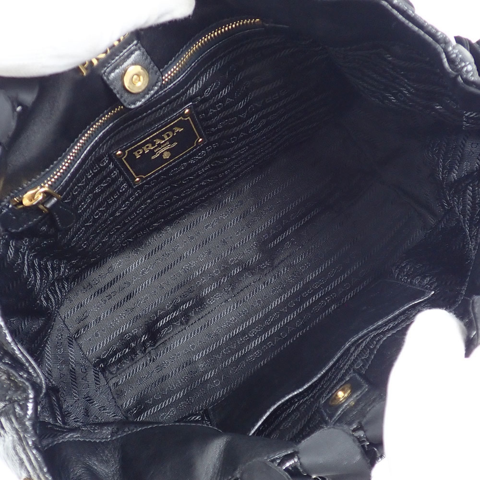 Prada Black Nylon Handbag (Pre-Owned)