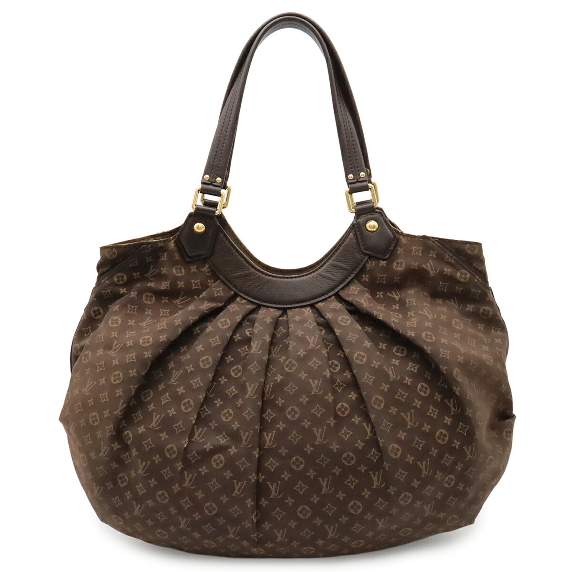 Louis Vuitton Monogram Idylle Fusain Canvas Leather Shoulder Bag Tote Bag (Pre-Owned)
