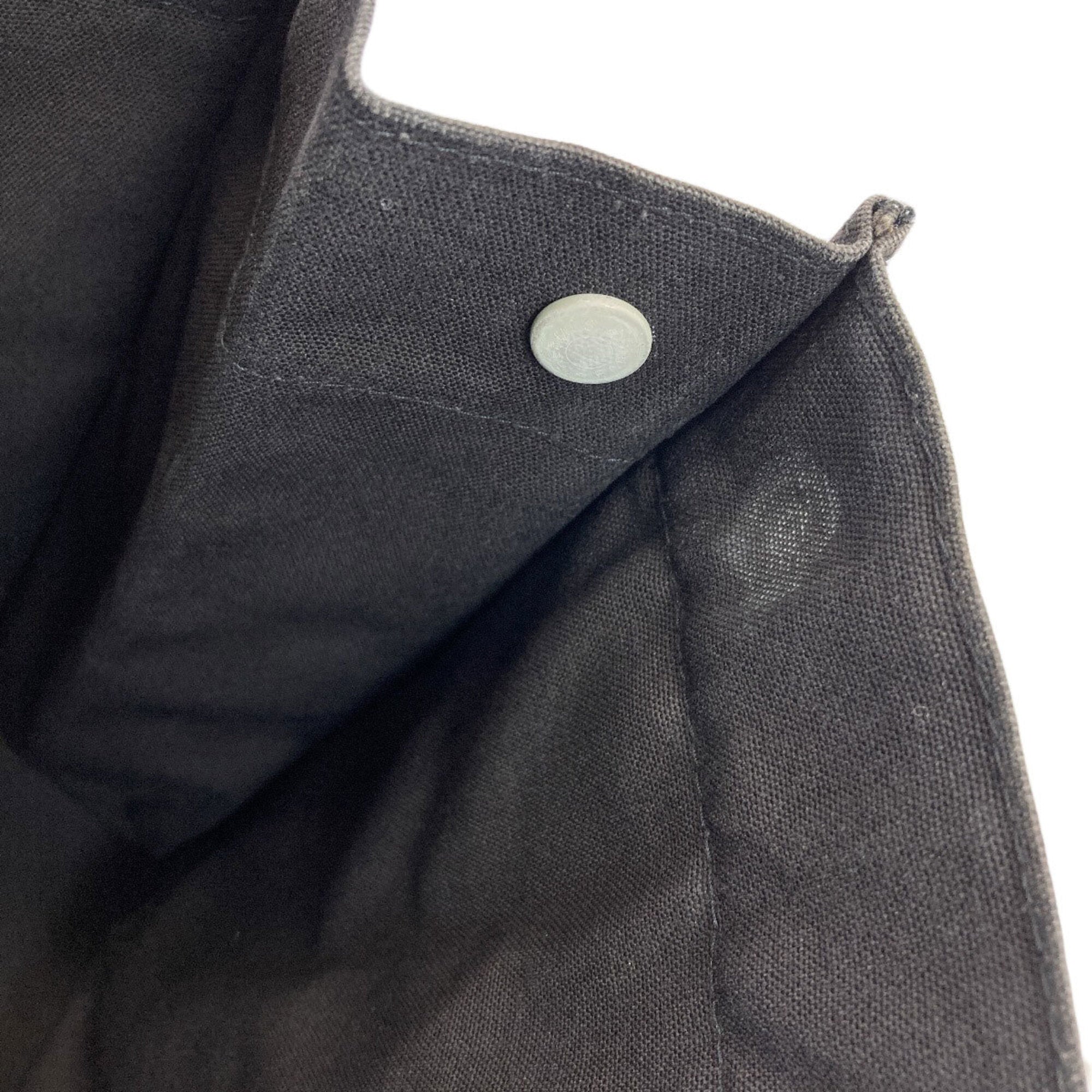 Hermes Gray Canvas Tote Bag (Pre-Owned)