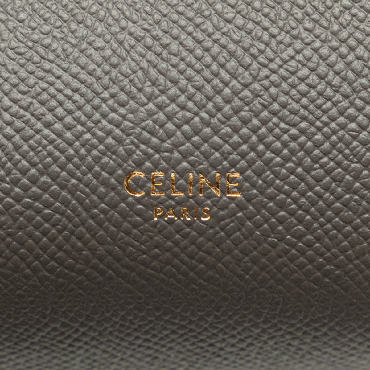 Celine Gray Leather Handbag Shoulder Bag (Pre-Owned)
