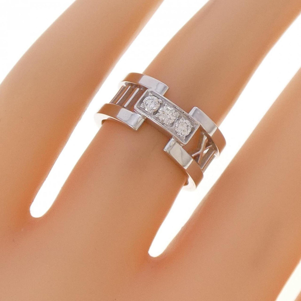 Tiffany White Gold (18K) Band Ring (Pre-Owned)