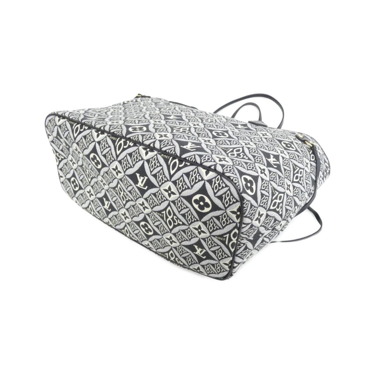 Louis Vuitton Gris Jacquard Handbag (Pre-Owned)