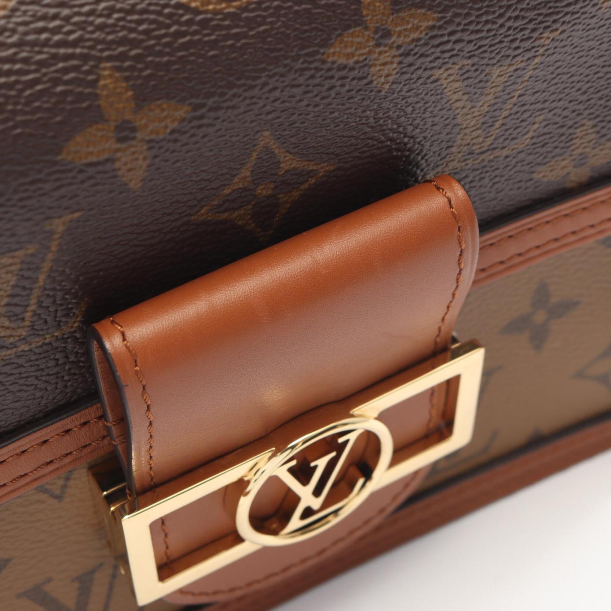Louis Vuitton Beige Brown Coated Canvas Pvc Leather Handbag Shoulder Bag (Pre-Owned)