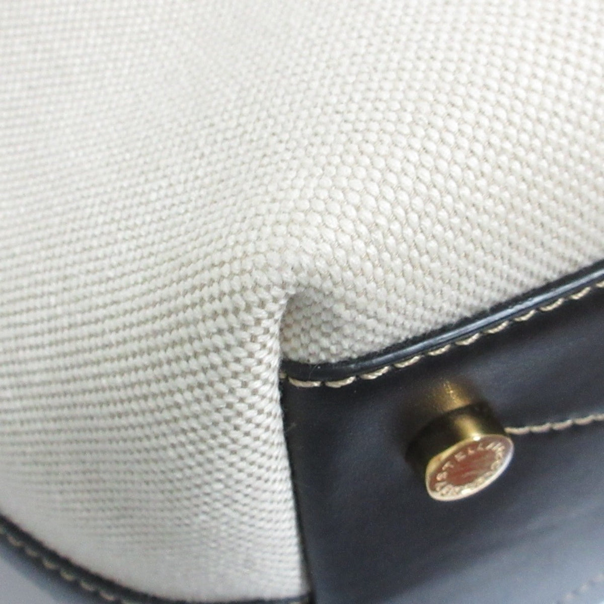Stella Mccartney Beige Black Tote Bag (Pre-Owned)