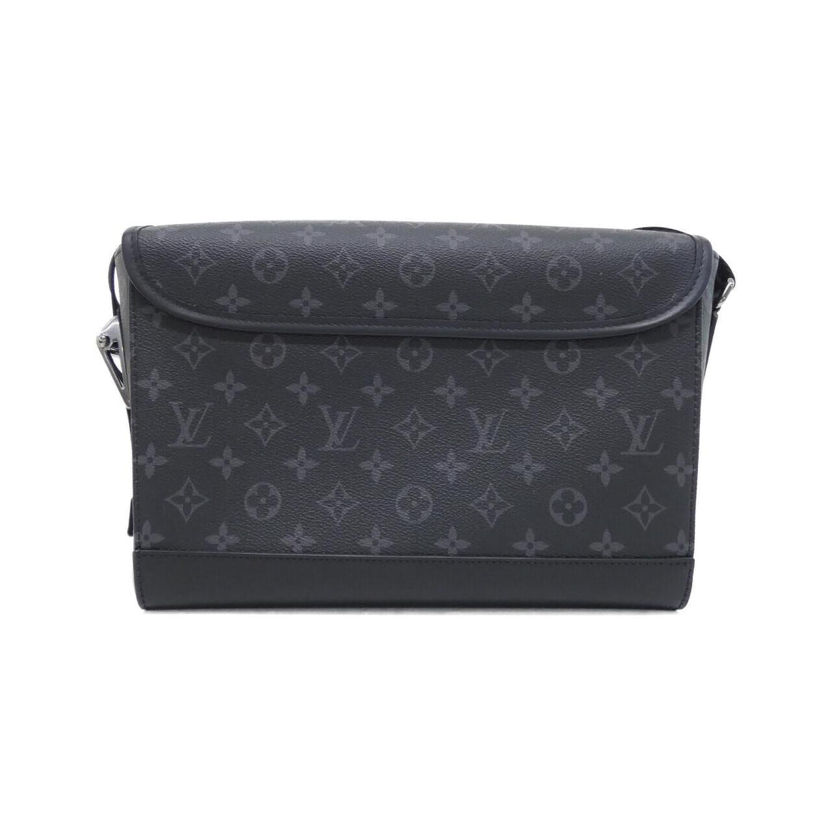 Louis Vuitton Black Coated Canvas Shoulder Bag (Pre-Owned)