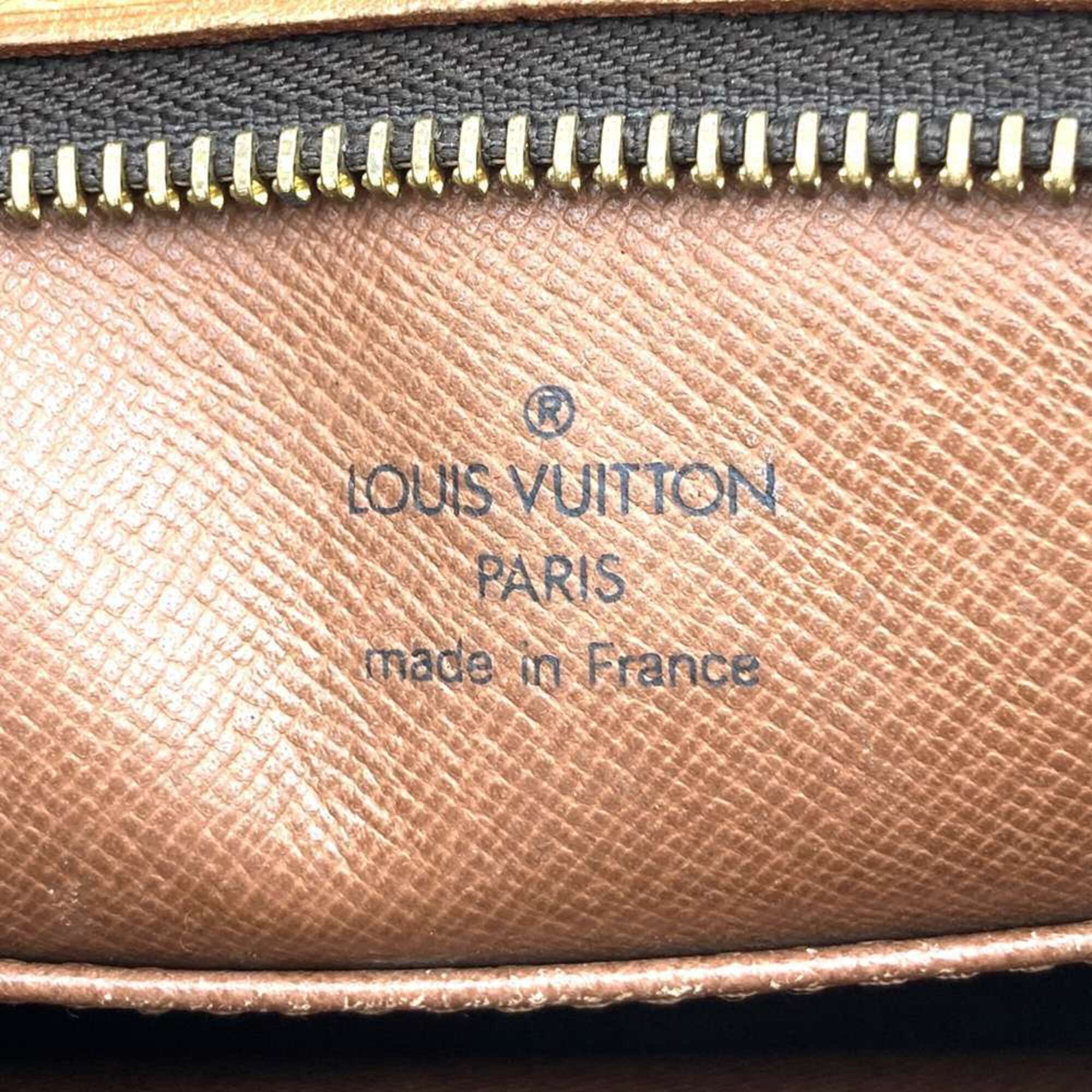 Louis Vuitton Brown Monogram Canvas Shoulder Bag (Pre-Owned)