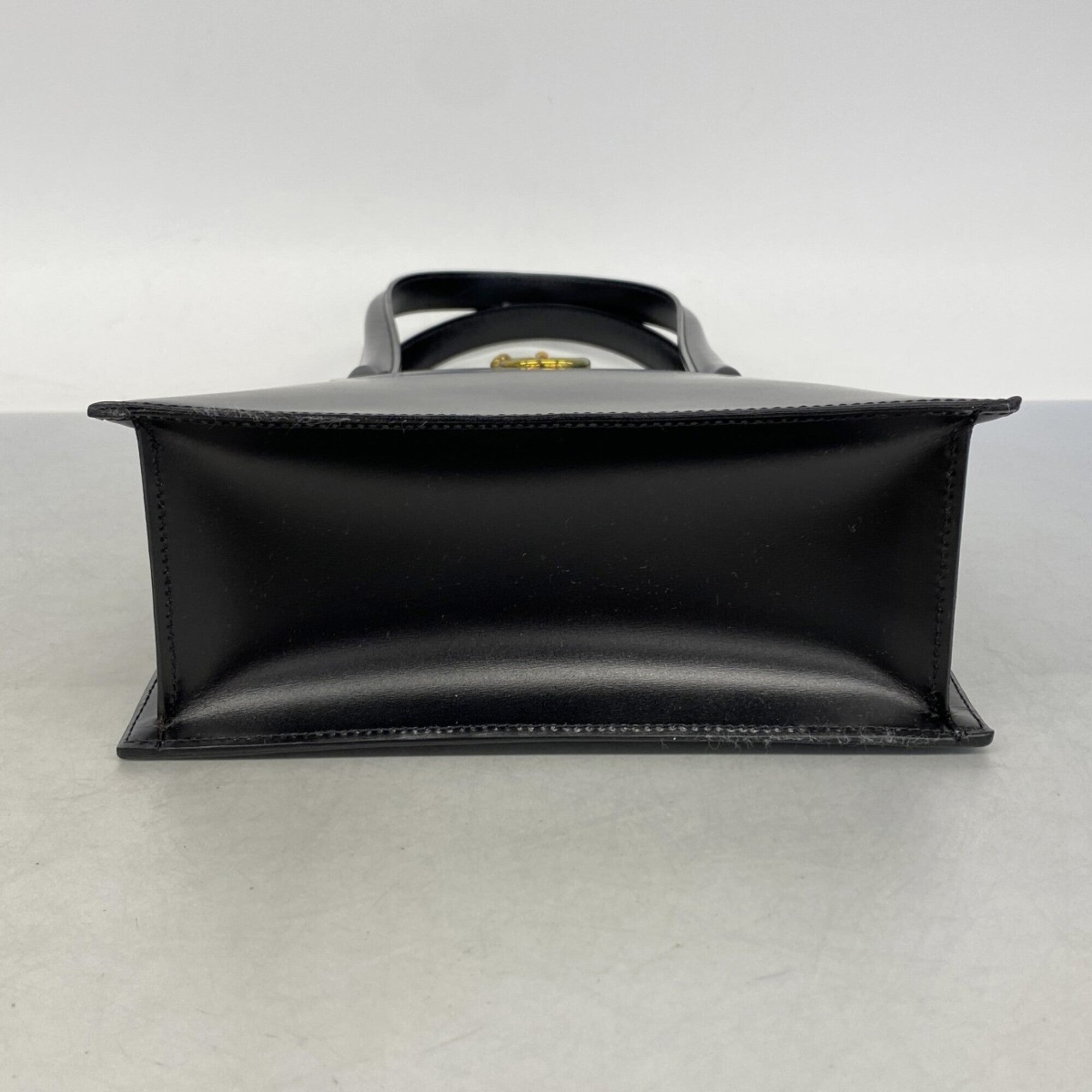 Cartier Black Leather Tote Bag (Pre-Owned)