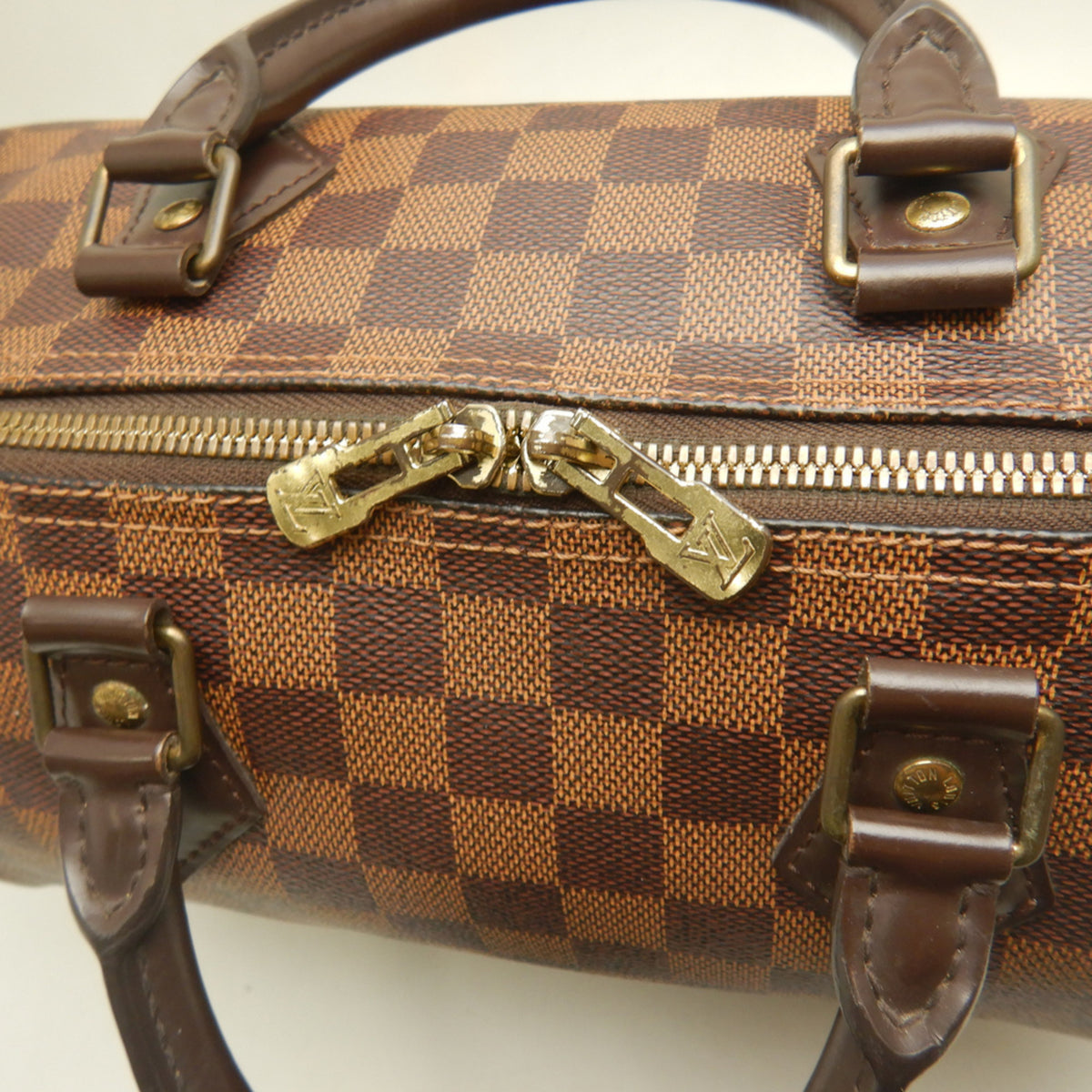 Louis Vuitton Ebene Damier Canvas Handbag (Pre-Owned)