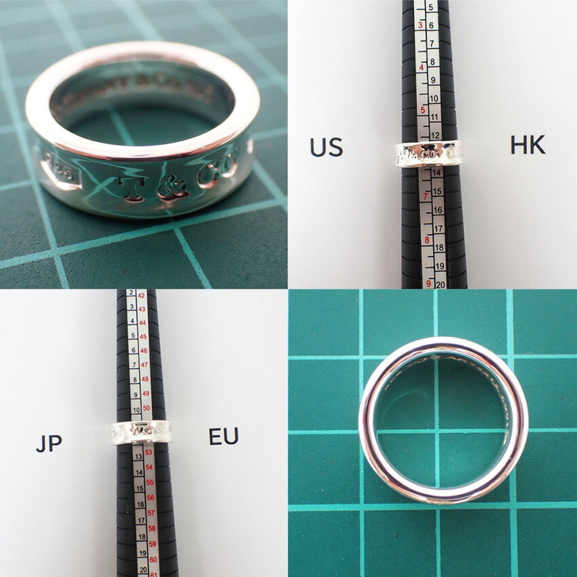Tiffany Sterling Silver 925 Band Ring (Pre-Owned)
