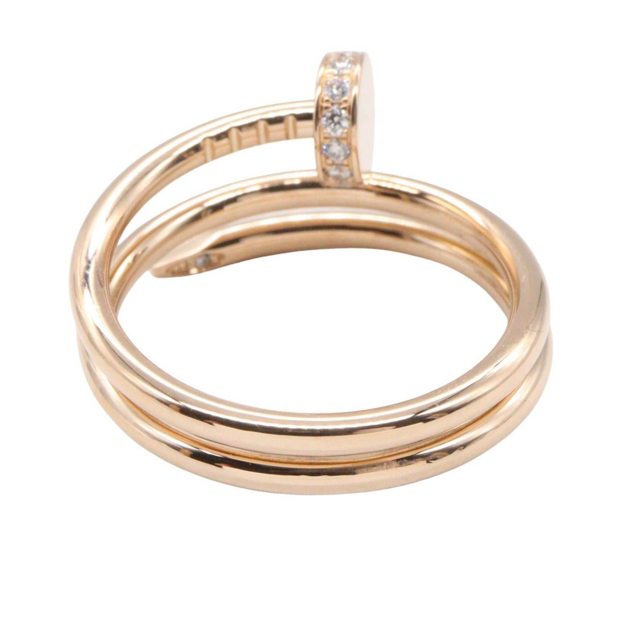 Cartier Gold Clear Pink Gold (18K) Band Ring (Pre-Owned)