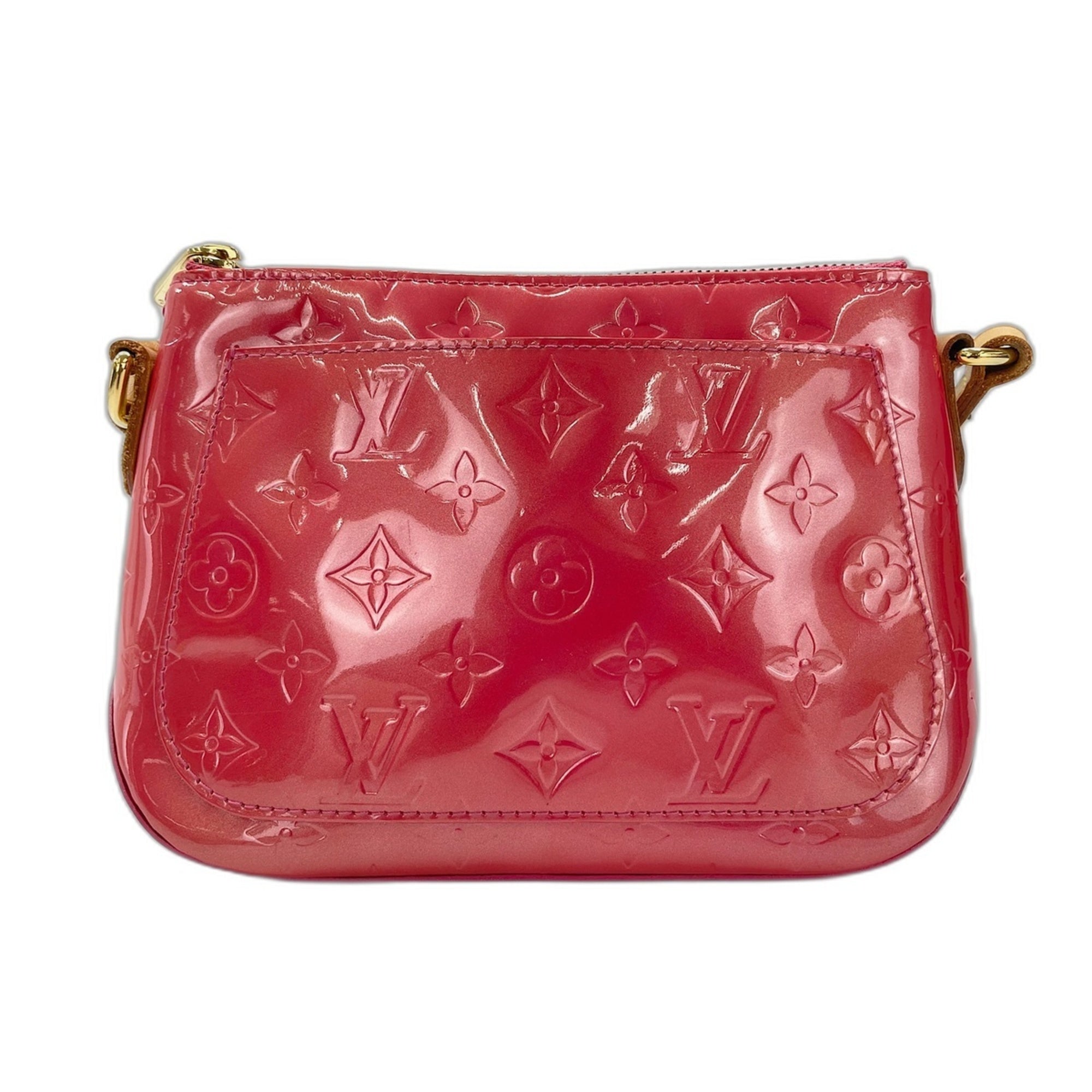 Louis Vuitton Red Color Vernis Shoulder Bag (Pre-Owned)