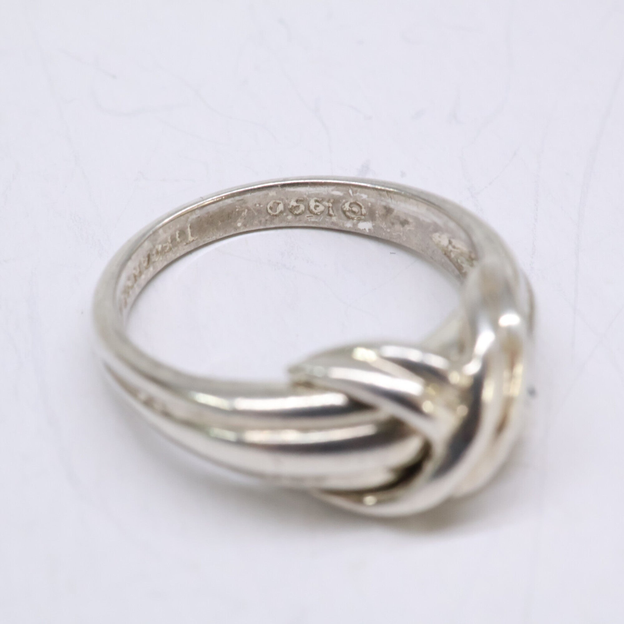 Tiffany Silver Silver 925 Band Ring (Pre-Owned)