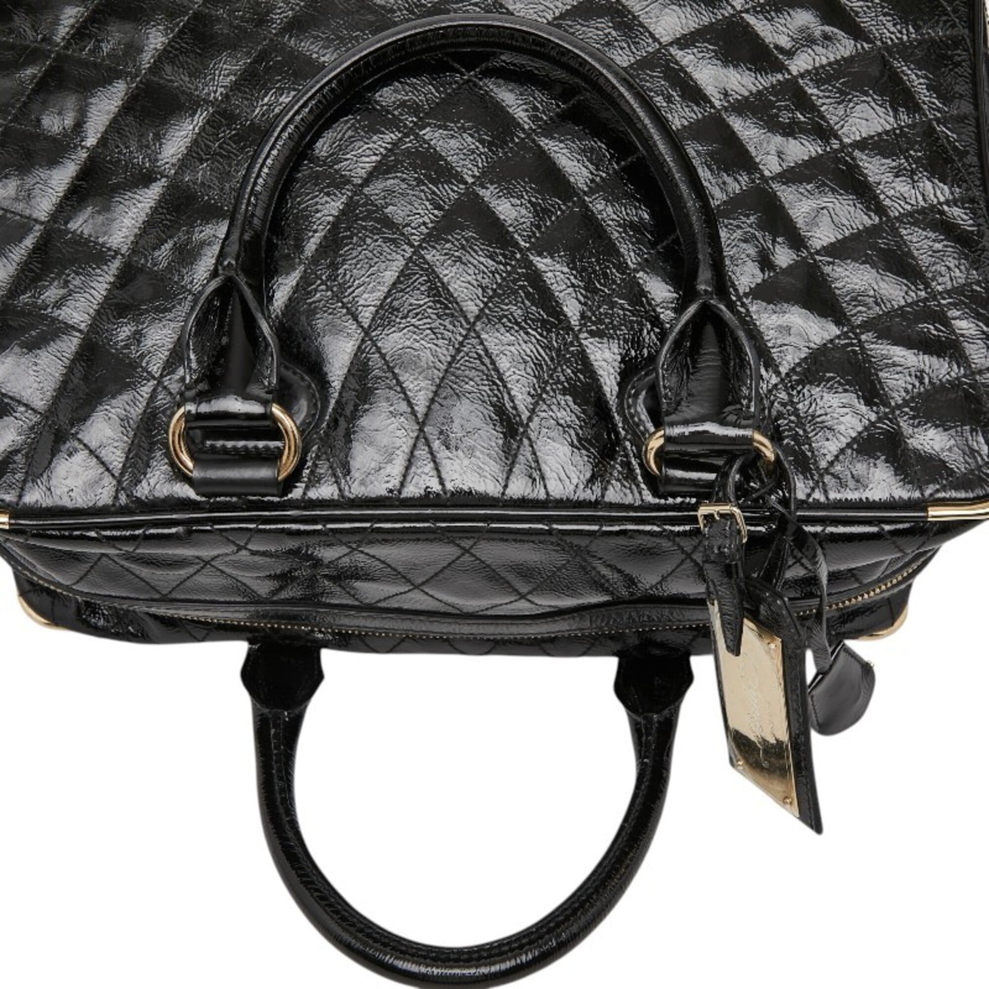 Bally Black Boston Bag Handbag (Pre-Owned)