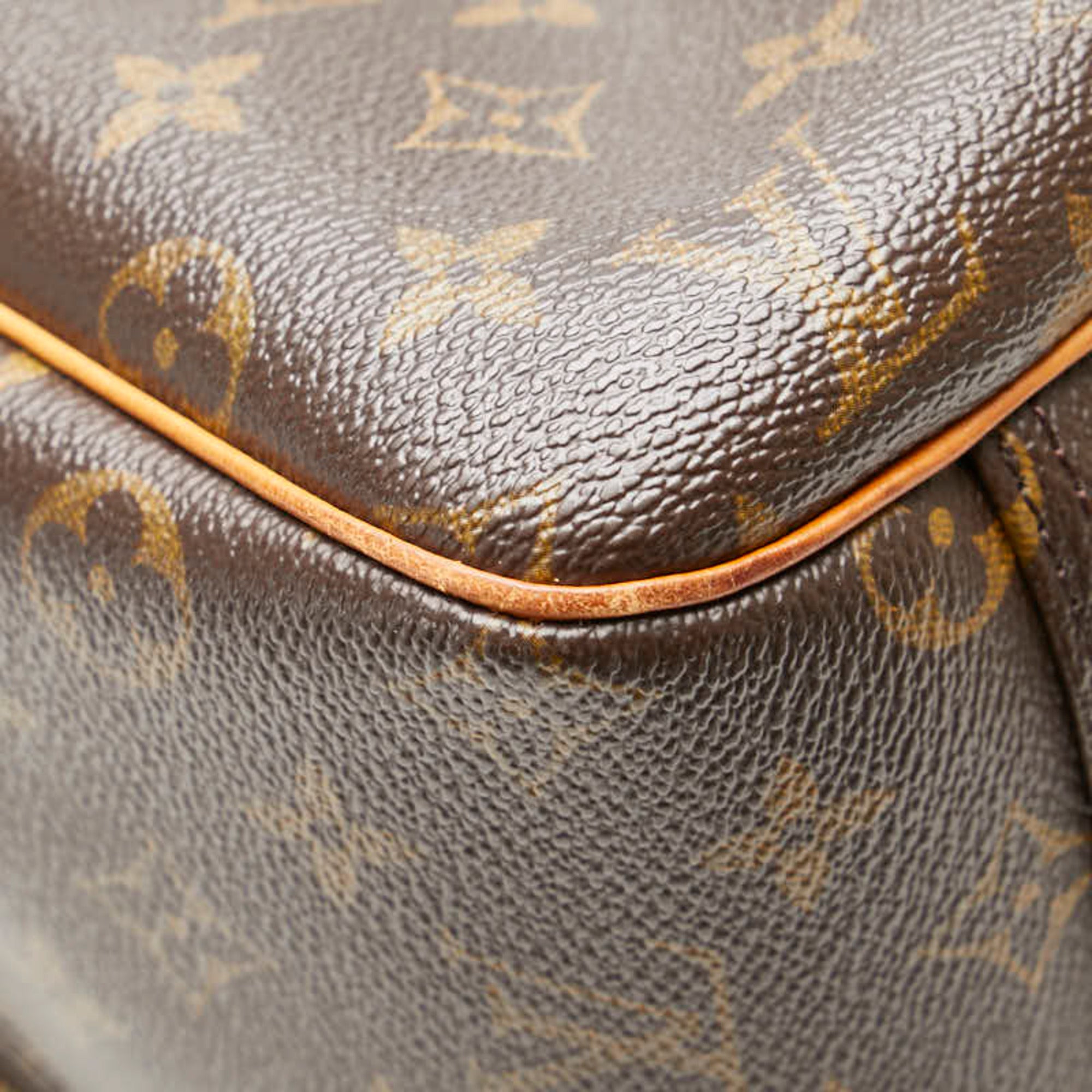 Louis Vuitton Monogram Brown Pvc Leather Handbag (Pre-Owned)