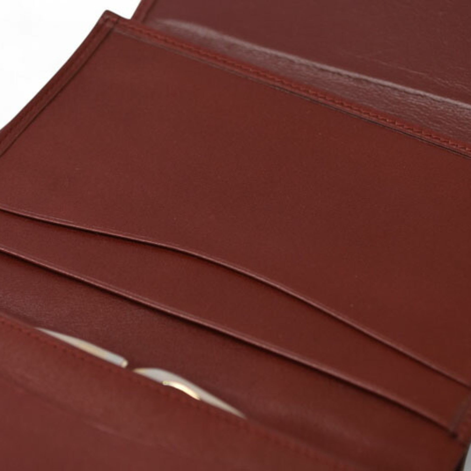 Cartier Must Bordeaux Wallet (Tri-Fold) (Pre-Owned)
