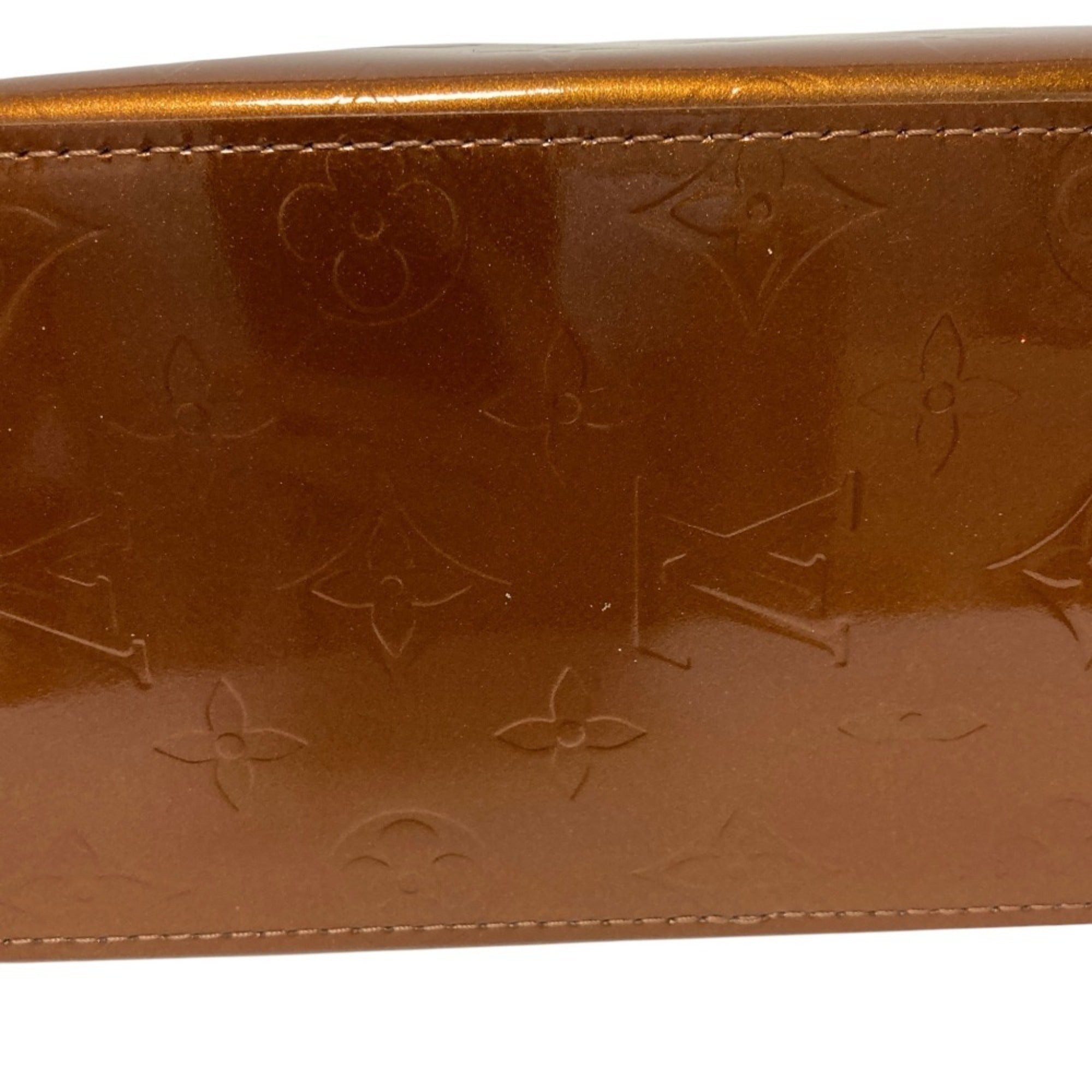 Louis Vuitton Bronze Monogram Vernis Handbag (Pre-Owned)