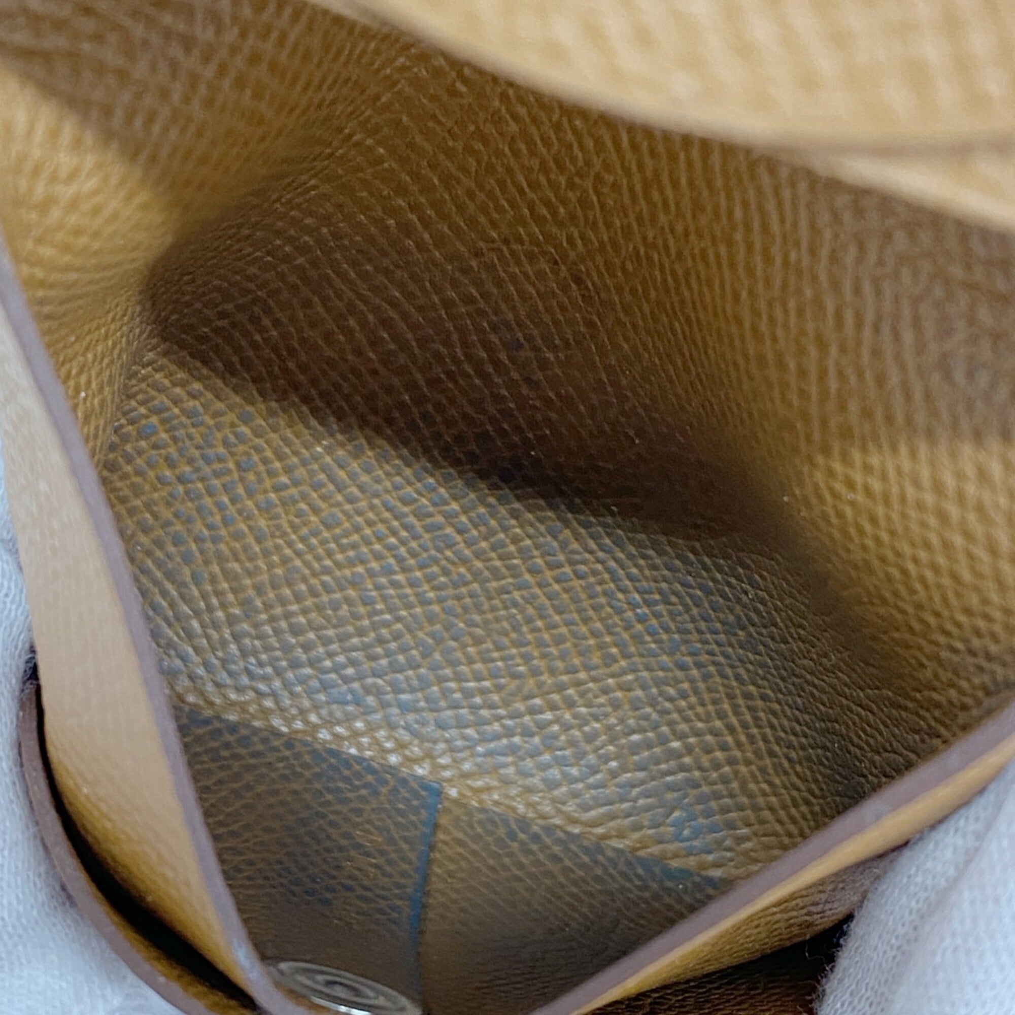 Hermes Gold Epsom Leather Coin Purse/Coin Case (Pre-Owned)