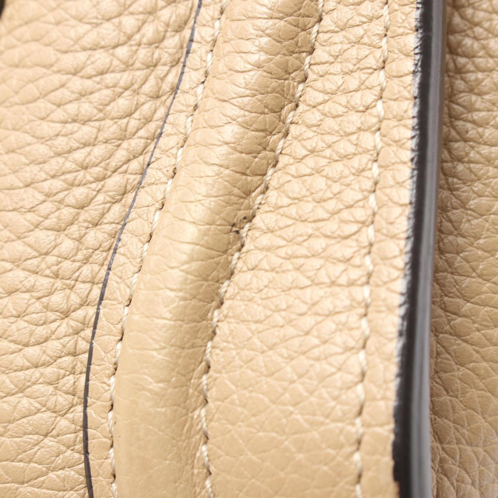 Celine Beige Leather Handbag (Pre-Owned)