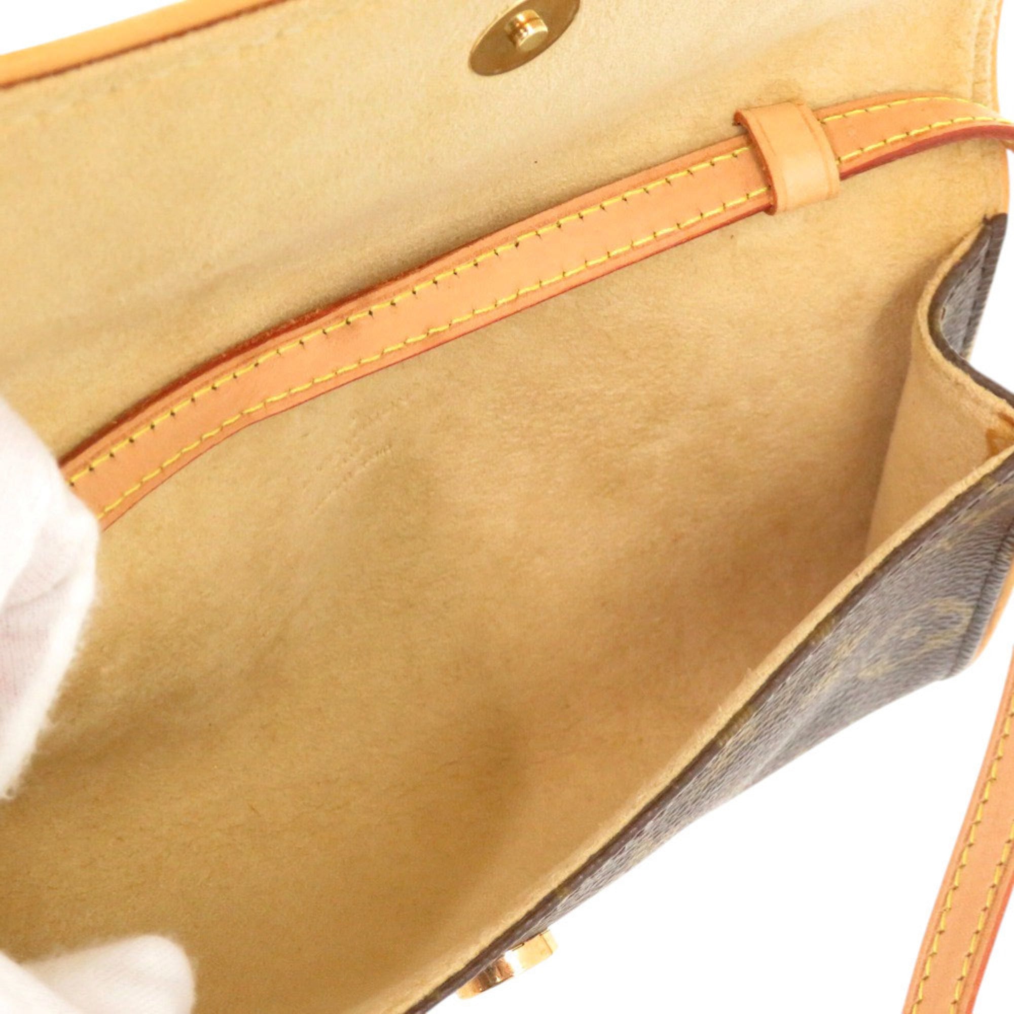 Louis Vuitton Monogram Brown Monogram Pochette Shoulder Bag (Pre-Owned)
