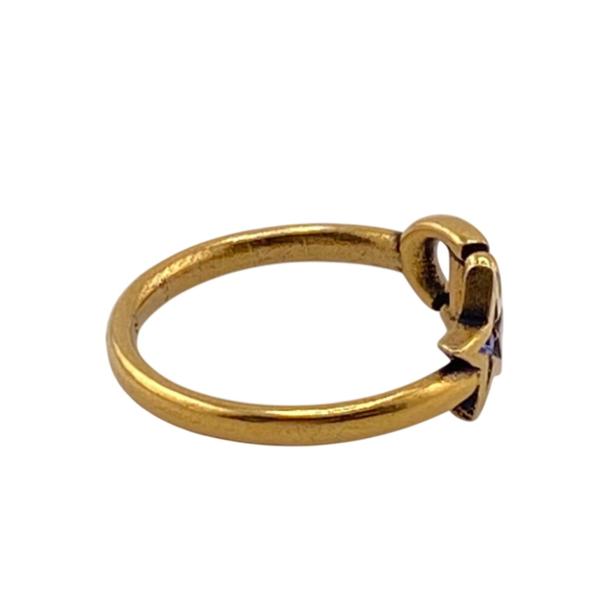 Christian Dior Gold Band Ring (Pre-Owned)