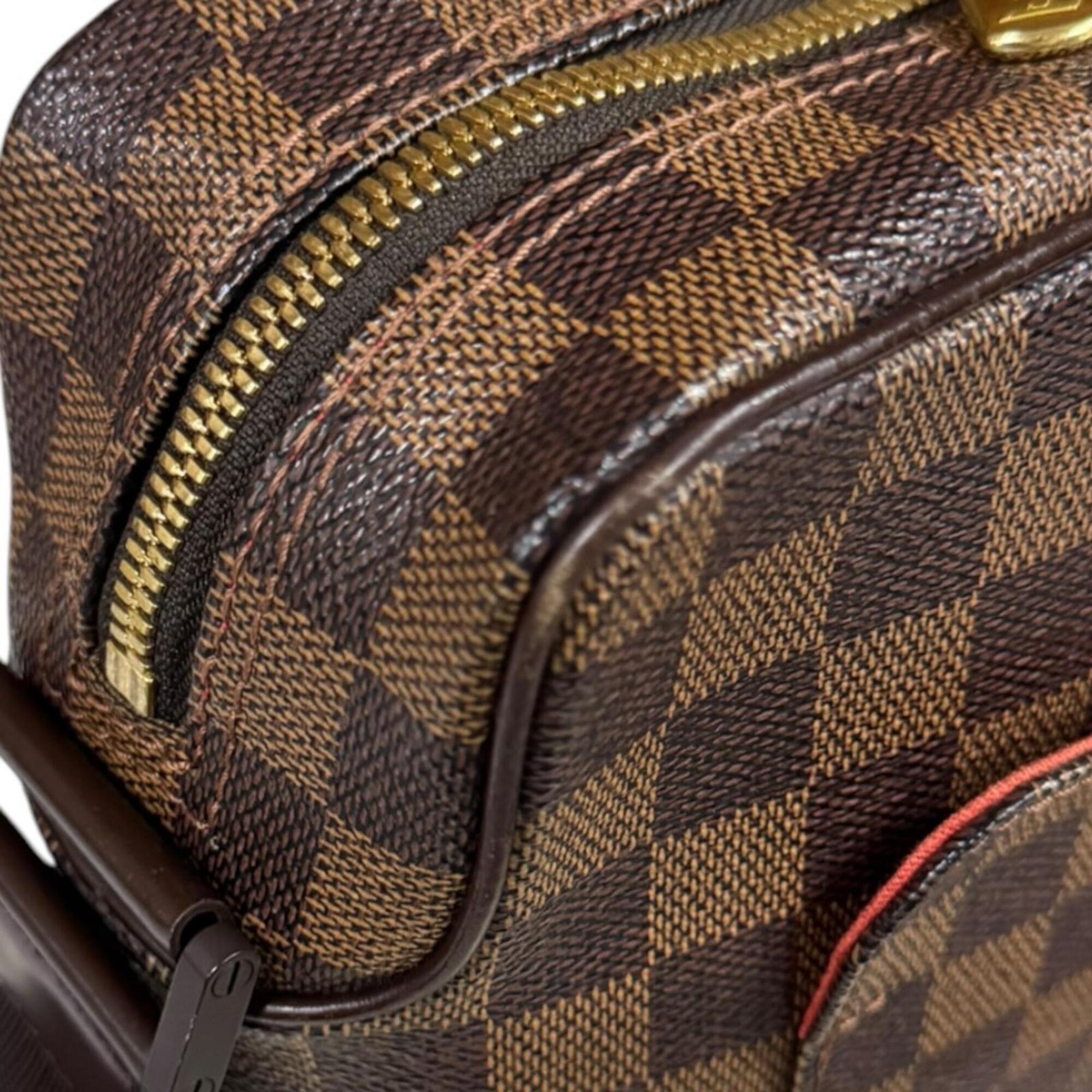 Louis Vuitton Damier Brown Damier Canvas Shoulder Bag (Pre-Owned)