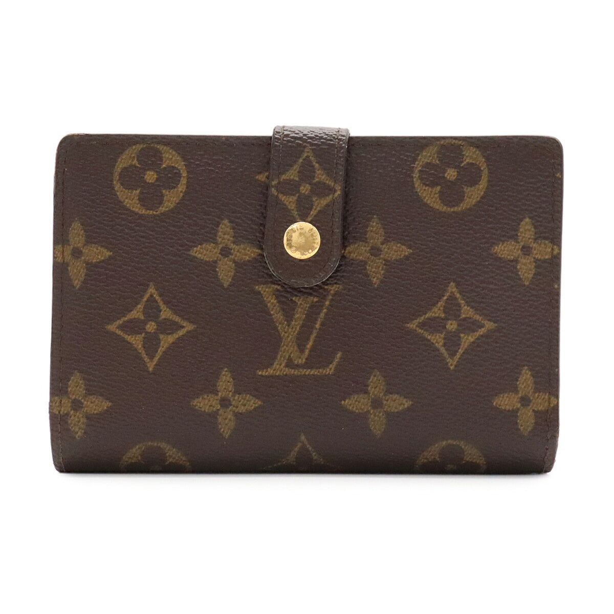 Louis Vuitton Brown Monogram Canvas Wallet (Bi-Fold) (Pre-Owned)