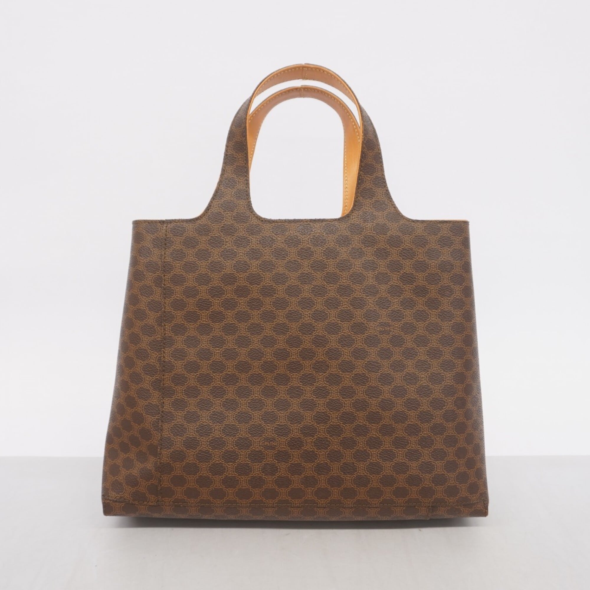 Celine Brown Pvc Handbag (Pre-Owned)