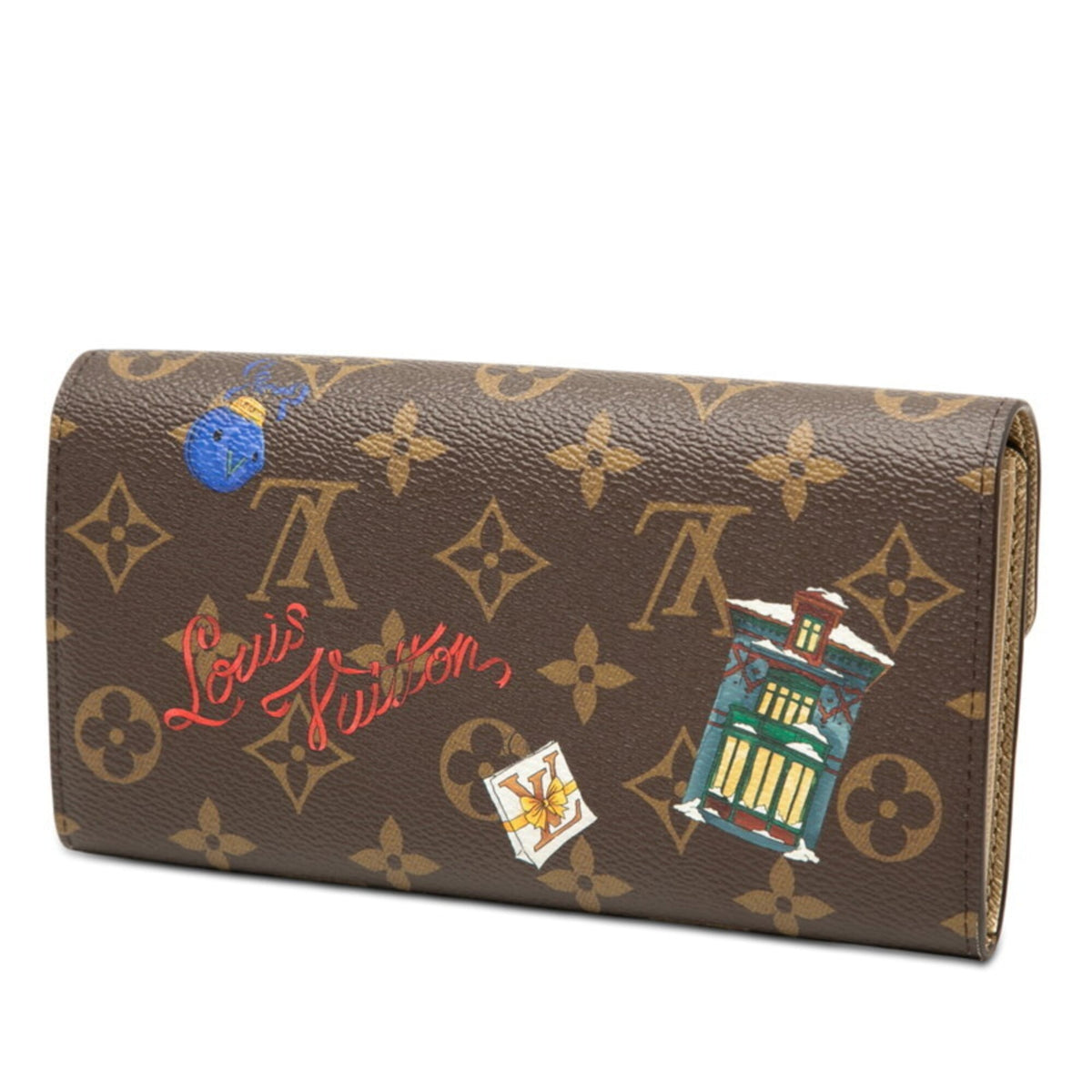 Louis Vuitton Monogram Brown Pvc Long Wallet (Bi-Fold) (Pre-Owned)
