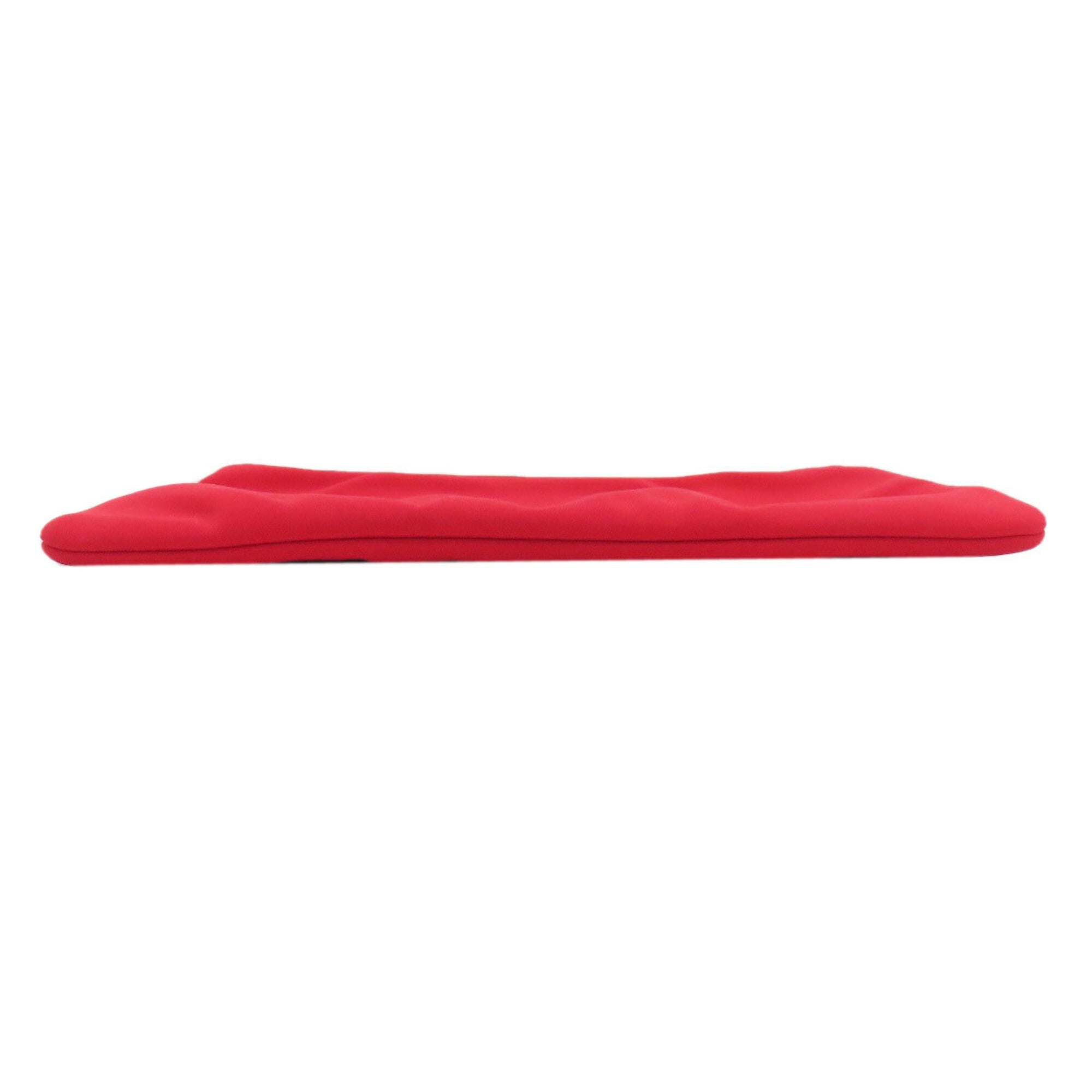 Hermes Red Color Polyamide Pouch (Pre-Owned)