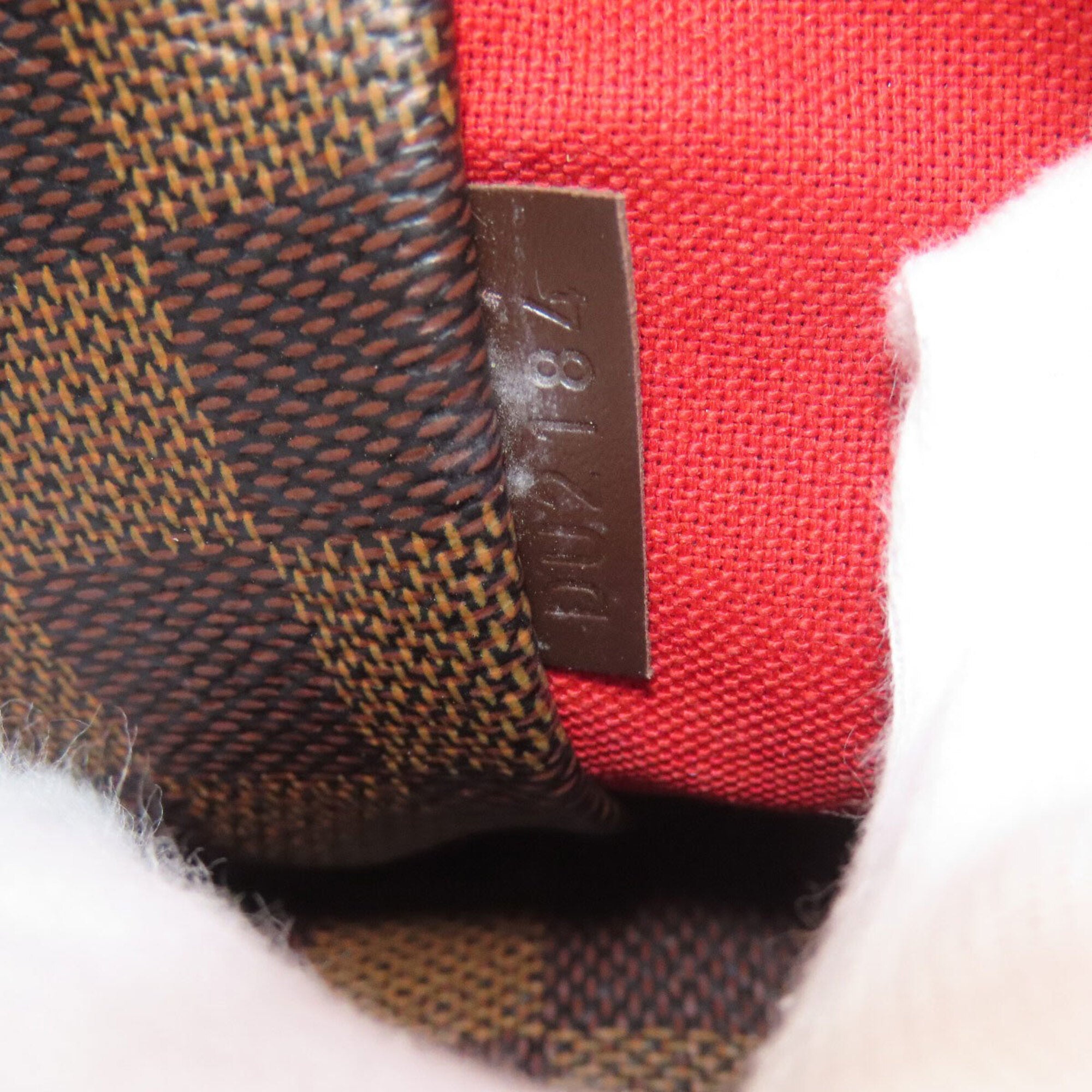 Louis Vuitton Damier Damier Canvas Ebene Damier Canvas Tote Bag (Pre-Owned)