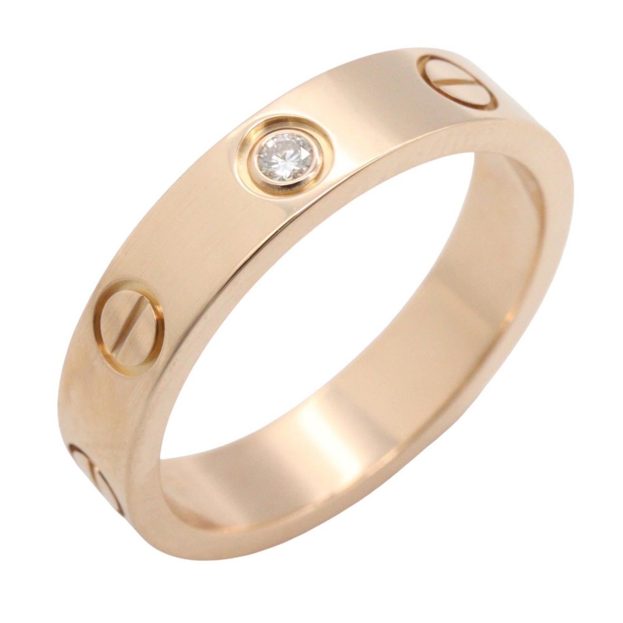 Cartier Gold Clear Pink Gold (18K) Band Ring (Pre-Owned)
